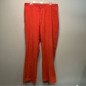 Vineyard Vines Corduroy Pants Sundown Orange Size 35x32 Auburn Clemson Tennessee